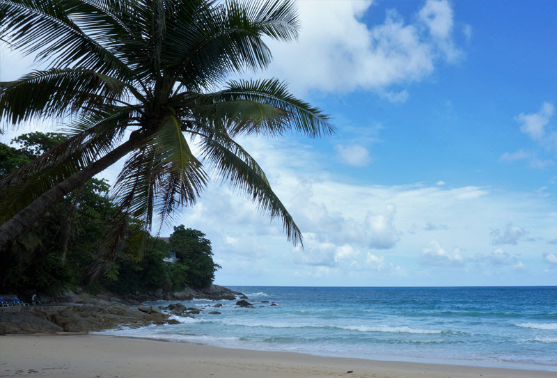 Secluded beaches in Phuket.